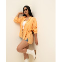 BLUSA NARANJA TALLA M Y L