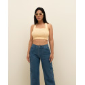 PANTALON CORAL CARGO DENIM 