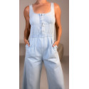 Enterizo Denim con Broches