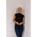 BLUSA NEGRA PLISADA